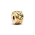 Pandora PANDORA SHINE 768035C00 Knotted hearts 14k gold-plated clip