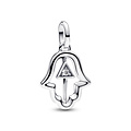 Pandora PANDORA 793411C01 Hamsa hand sterling silver dangle with zirconia