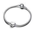 Pandora PANDORA 793439C00 Engravable medium heart sterling silver charm