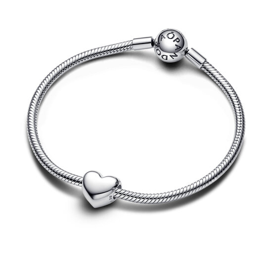 Pandora PANDORA 793439C00 Engravable medium heart sterling silver charm