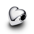 Pandora PANDORA 793440C00 Engravable large heart sterling silver charm