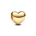 Pandora PANDORA SHINE 763439C00 Engravable medium heart 14k gold-plated charm