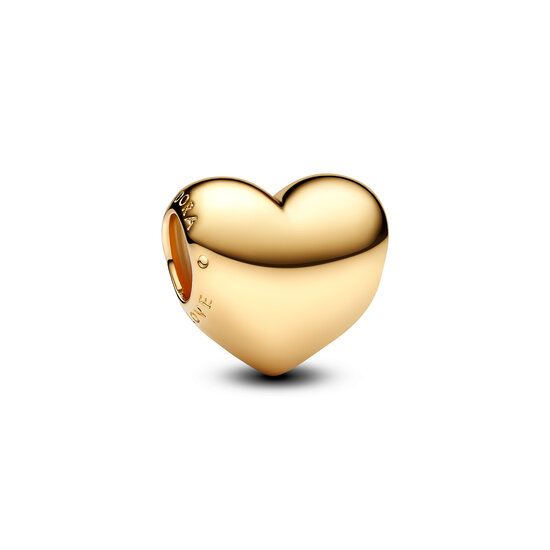 Pandora PANDORA SHINE 763439C00 Engravable medium heart 14k gold-plated charm