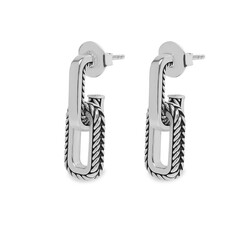 BUDDHA TO BUDDHA 119 one Barbara Link Earhanger Silver