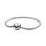 Pandora PANDORA 594594C00 Silver bracelet with heart-shaped clasp