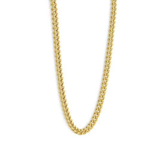 Ti Sento Milano TI SENTO MILANO 34069SY/45 Zilver verguld gourmetcollier 3.8 mm, 45 cm lang