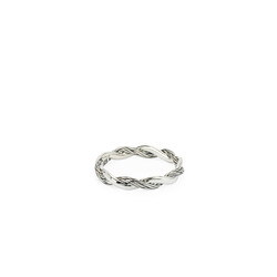 BUDDHA TO BUDDHA 346 Stacking Ring Katja Twist Silver