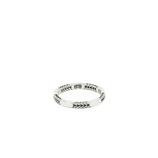 Buddha to Buddha BUDDHA TO BUDDHA 347 Stacking Ring Barbara Mix Silver