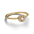 Pandora PANDORA SHINE 163554C01 14k Gold-plated ring with zirconia