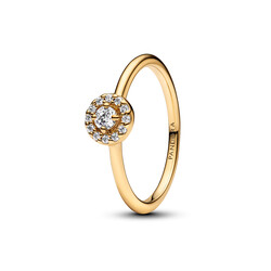 PANDORA SHINE 163554C01 14k Gold-plated ring with zirconia