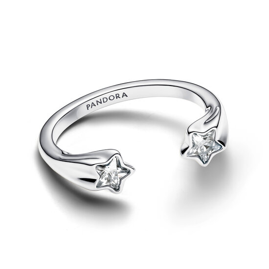 Pandora PANDORA 193582C01 Shooting star sterling silver ring with zirconia
