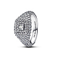 Pandora PANDORA 193556C01 Cocktail sterling silver ring with zirconia