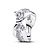 Pandora PANDORA 193553C01 Bow sterling silver ring with zirconia