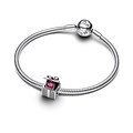 Pandora PANDORA 793603C01 Gift box sterling silver charm with red zirconia and glittery blue enamel