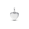 Pandora PANDORA 793604C01 Engravable love heart sterling silver dangle with zirconia