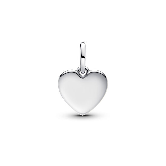 Pandora PANDORA 793604C01 Engravable love heart sterling silver dangle with zirconia