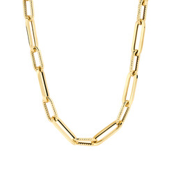 BLUSH 3165YGO 14krt geelgouden collier, closed-forever schakels