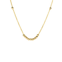 BLUSH 3182YGO 14krt geelgouden collier met kleine bolletjes