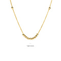 Blush BLUSH 3182YGO 14krt geelgouden collier met kleine bolletjes, 41 cm