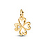 Pandora PANDORA 763034C01 Clover 14k gold-plated medaillion with zirconia, klaver 4
