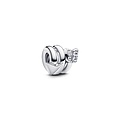 Pandora PANDORA 793665C01 Twisting arrow sterling silver charm with zirconia