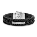 Buddha to Buddha BUDDHA TO BUDDHA 161BL Komang Leather Bracelet black