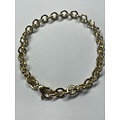 Monzario Monzario 14krt geelgouden armband 1513A-GEEL
