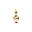 Pandora PANDORA 763691C00 Asymmetrical heart 14k gold-plated mini dangle