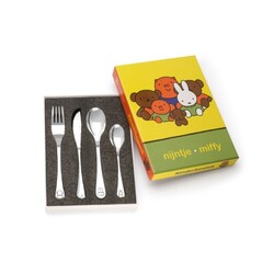 Kinderbestek Nijntje vriendjes 6842070 4-delig RVS