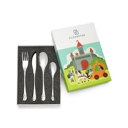 Kinderbestek Ridders en prinsessen 4263070 4-delig RVS