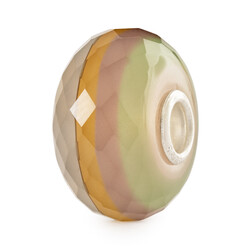 TROLLBEADS TGLBE-30158 Glasbedel: Hazelnoot watersteen