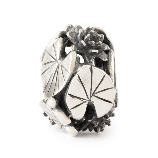 Trollbeads TROLLBEADS TAGBE-30205 Zilveren bedel: Waterlelies van gratie