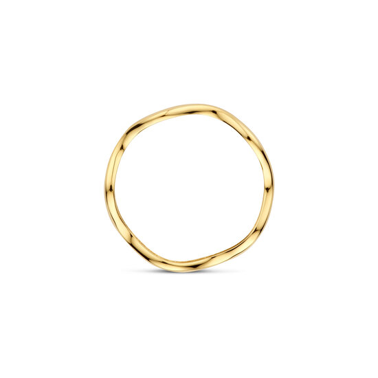 Blush BLUSH 1261YGO 14krt geelgouden ring, golvend glad