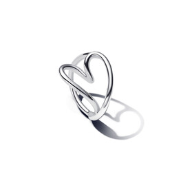 PANDORA 193288C00 Heart sterling silver ring