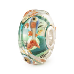 TROLLBEADS TGLBE-20449 Glasbedel: Dansende schubben