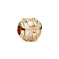 Pandora PANDORA 762435C01 Venus planet 14k gold-plated charm with zirconia
