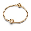 Pandora PANDORA 762435C01 Venus planet 14k gold-plated charm with zirconia
