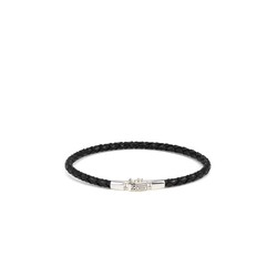 BUDDHA TO BUDDHA J016BL George Mini Leather Bracelet Black
