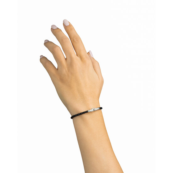 Buddha to Buddha BUDDHA TO BUDDHA J016BL George Mini Leather Bracelet Black