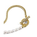 Buddha to Buddha BUDDHA TO BUDDHA 713GV Barbara Mini Pearl Necklace Gold Vermeil, 45 cm