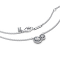 Pandora PANDORA 393776C01 Sterling silver collier with round zirconia, 45 cm