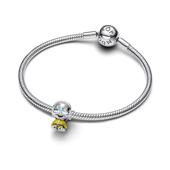 Pandora PANDORA DISNEY 793749C01 Dopey sterling silver charm with purple, black, white, blue and green enamel