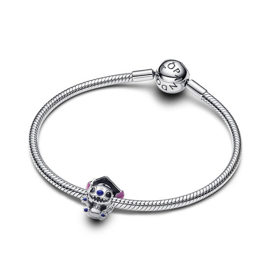 Pandora PANDORA DISNEY 793789C01 Stitch graduation 2025 sterling silver charm with black, purple and blue enamel