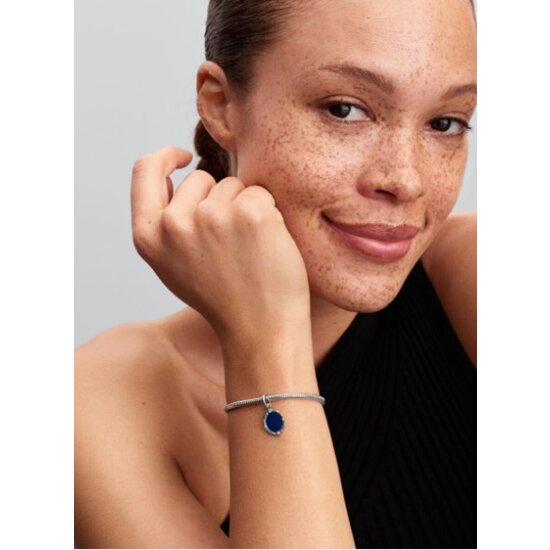 Pandora PANDORA DISNEY 793840C01 Snow White mirror sterling silver dangle with zirconia and color changing enamel