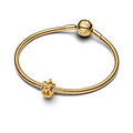 Pandora PANDORA 763755C00 Infinity knot 14k gold-plated charm