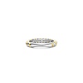 Ti Sento Milano TI SENTO MILANO 12378SY Zilver gerhodineerde ring, bicolar gedraaid, 3mm dik