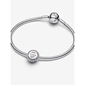 Pandora PANDORA 792016CZ_E089 Team bride sterling silver charm with zirconia and enamel