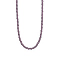 Ti Sento Milano TI SENTO MILANO 3916PU/42 Collier, paarse amethystkleur kralen 4 mm met zilveren sluiting, 42 cm