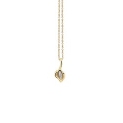 CAMMILLI GPE0881U 18krt Calla Yellow Sunrise Gold pendant met 1x diamant 0.01ct