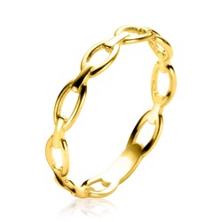 ZINZI GOLD ZGR368 14 krt geelgouden  ring fantasieschakels 3.1 mm